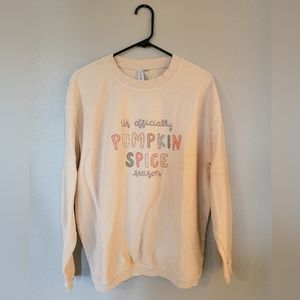 Callie Danielle Ribbed Sweater Pumpkin Spice Season, Small, NWOT
